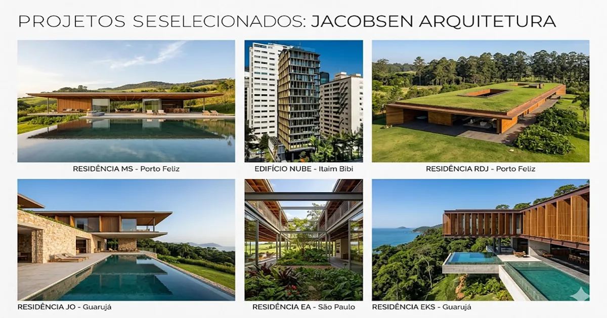 Jacobsen Arquitetura: 6 Projetos que Fazem a Arquitetura Sumir na Natureza