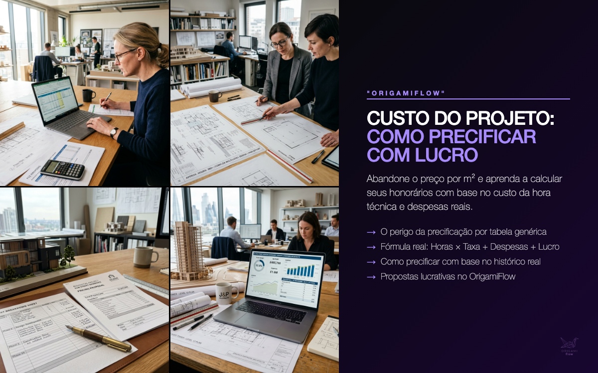 Custo do Projeto e Precificação na Arquitetura: O Guia para Cobrar com Lucro