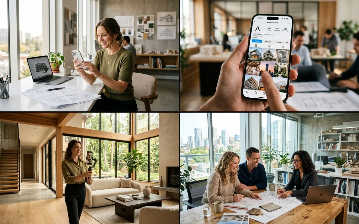 Como Arquitetos Podem Usar o Instagram para Atrair Clientes Reais