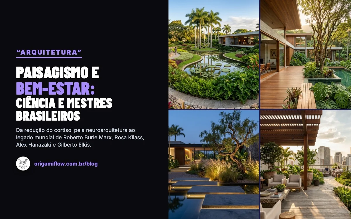 Paisagismo e Bem-Estar na Arquitetura: Ciência e Mestres Brasileiros