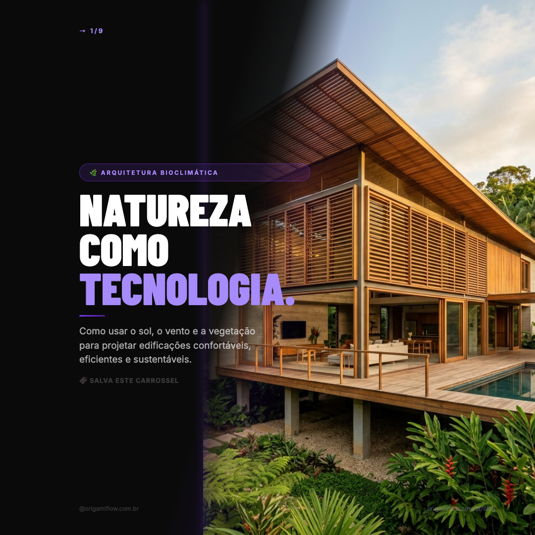 Arquitetura Bioclimática: Sol, Vento e Vegetação